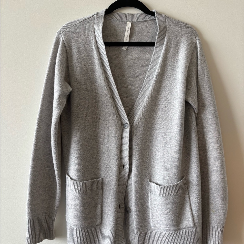 Babaton Heather Gray Knit Top